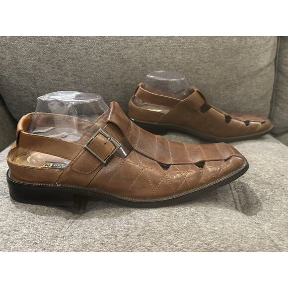 Stacy Adams Leather Sandals Men's size 9.5 - Picture 3 of 9